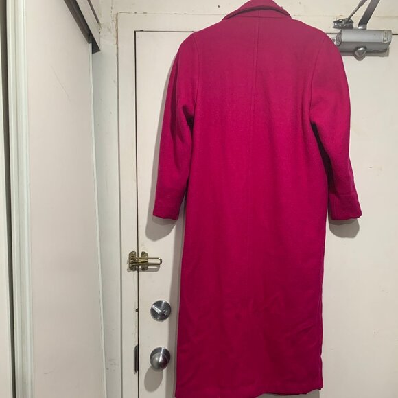 VINTAGE FOXRUN BY BALIMEL DOUBLE BREAST WOOL TRENCH COATS SIZE M - Picture 8 of 14